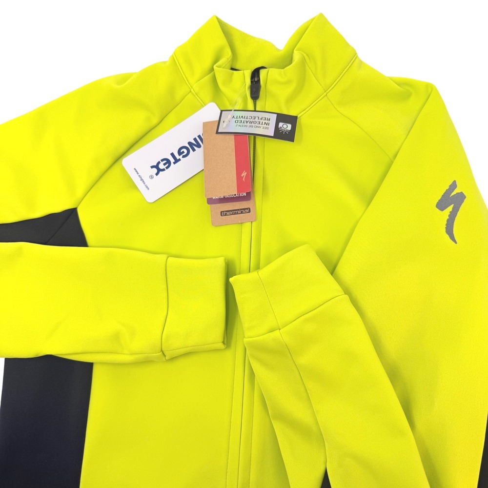 Specialized Therminal Wind Jersey LS Women Neon Black 64120-7112 Small NEW